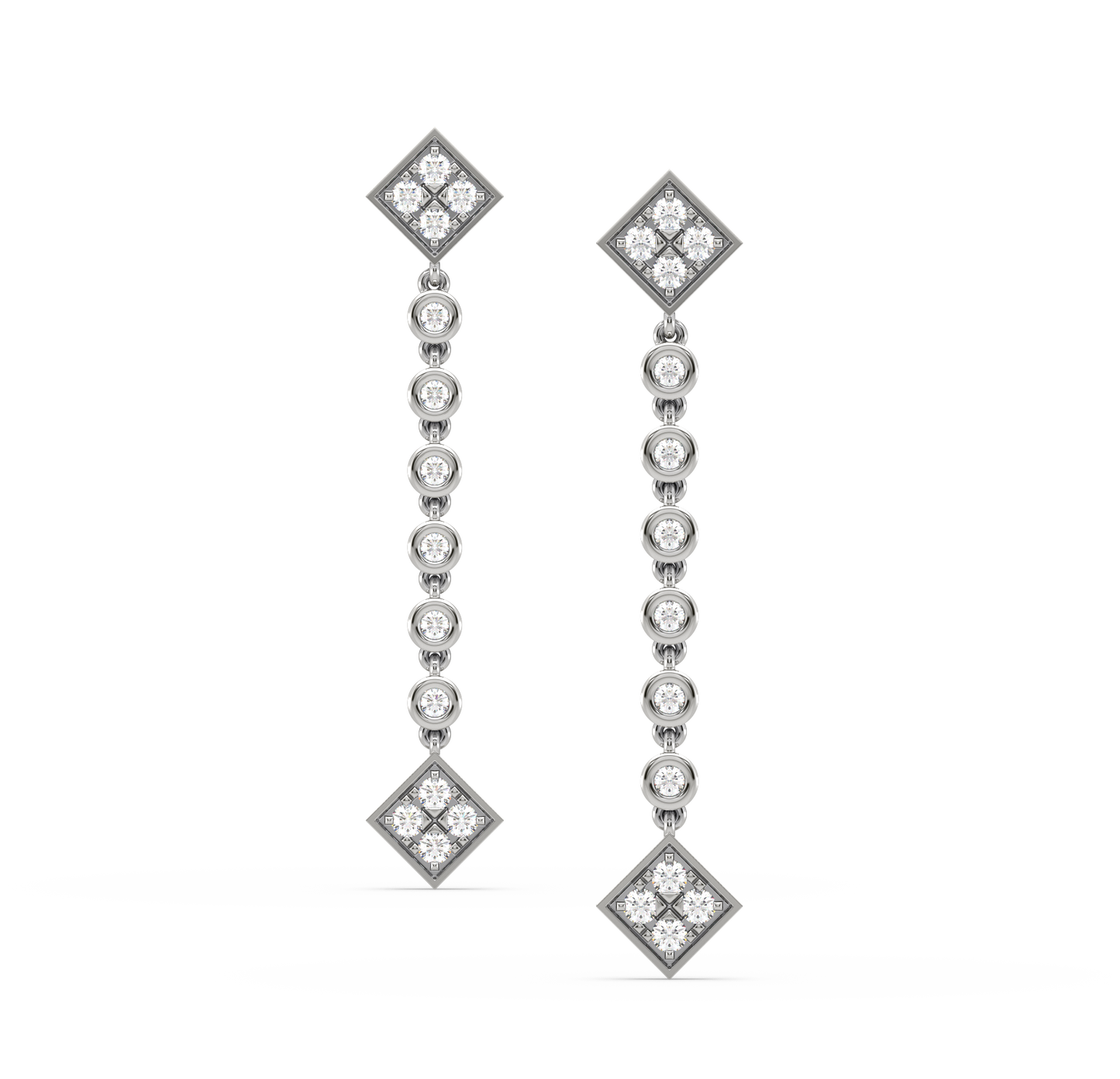 Aislinn Diamond Dangling Earrings