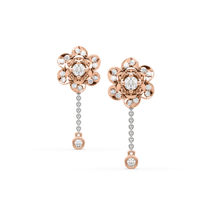 Ellie Flower Diamond Studs