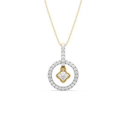 Mysteria Circle Diamond Pendant