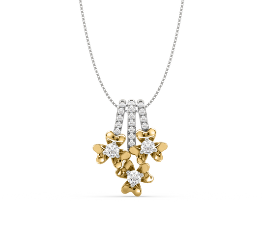 Irina Flower Diamond Pendant