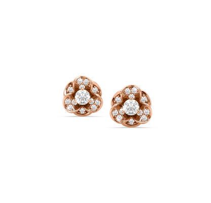 Edie Flower Diamond Studs