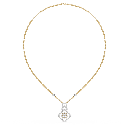 Lauren Floral Diamond Necklace