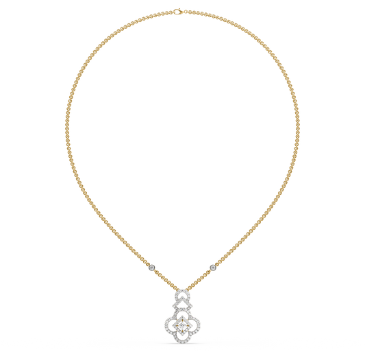 Lauren Floral Diamond Necklace