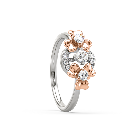 Isabella Floral Orb Diamond Ring