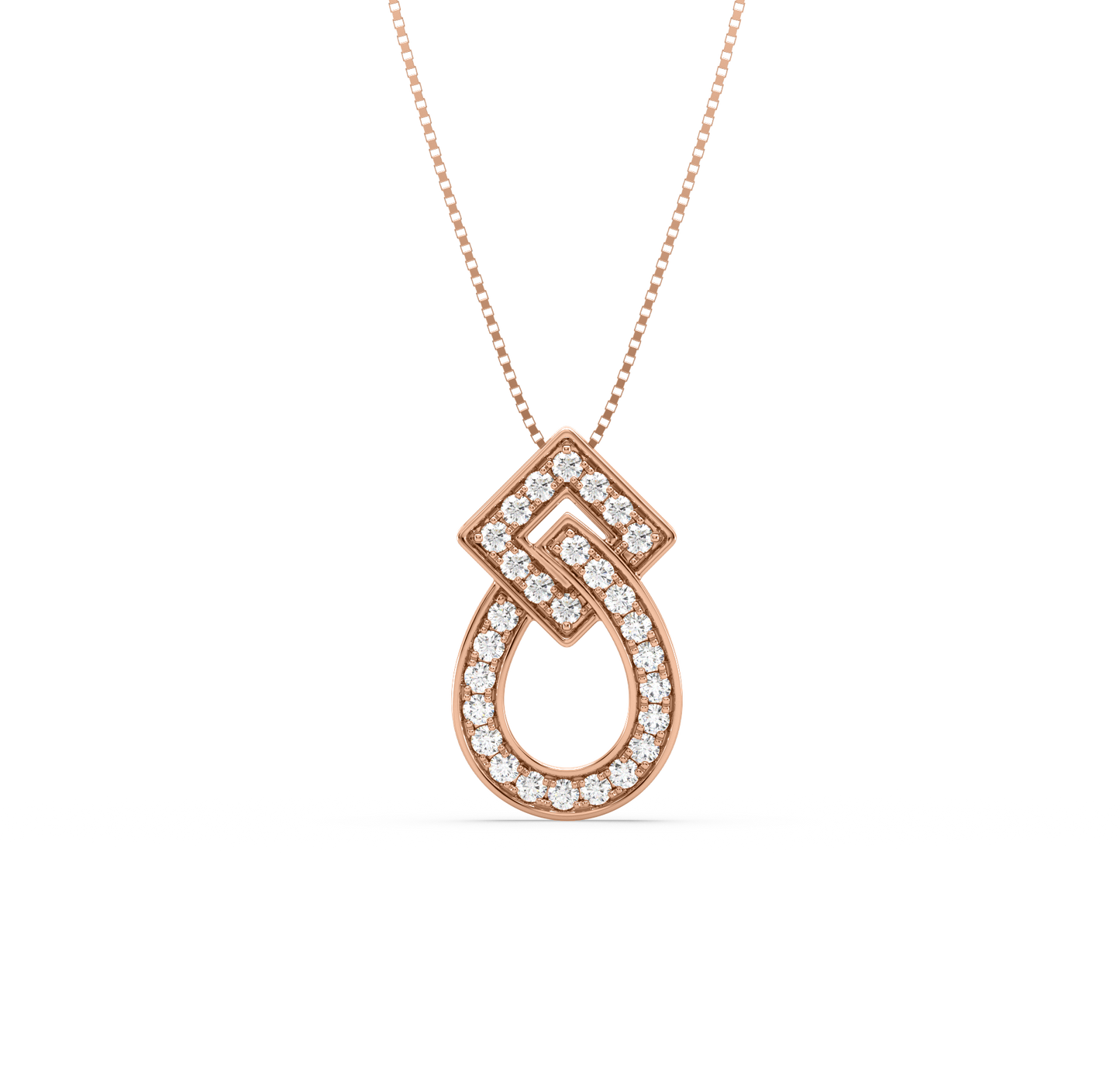 Jada Geometric Diamond Pendant