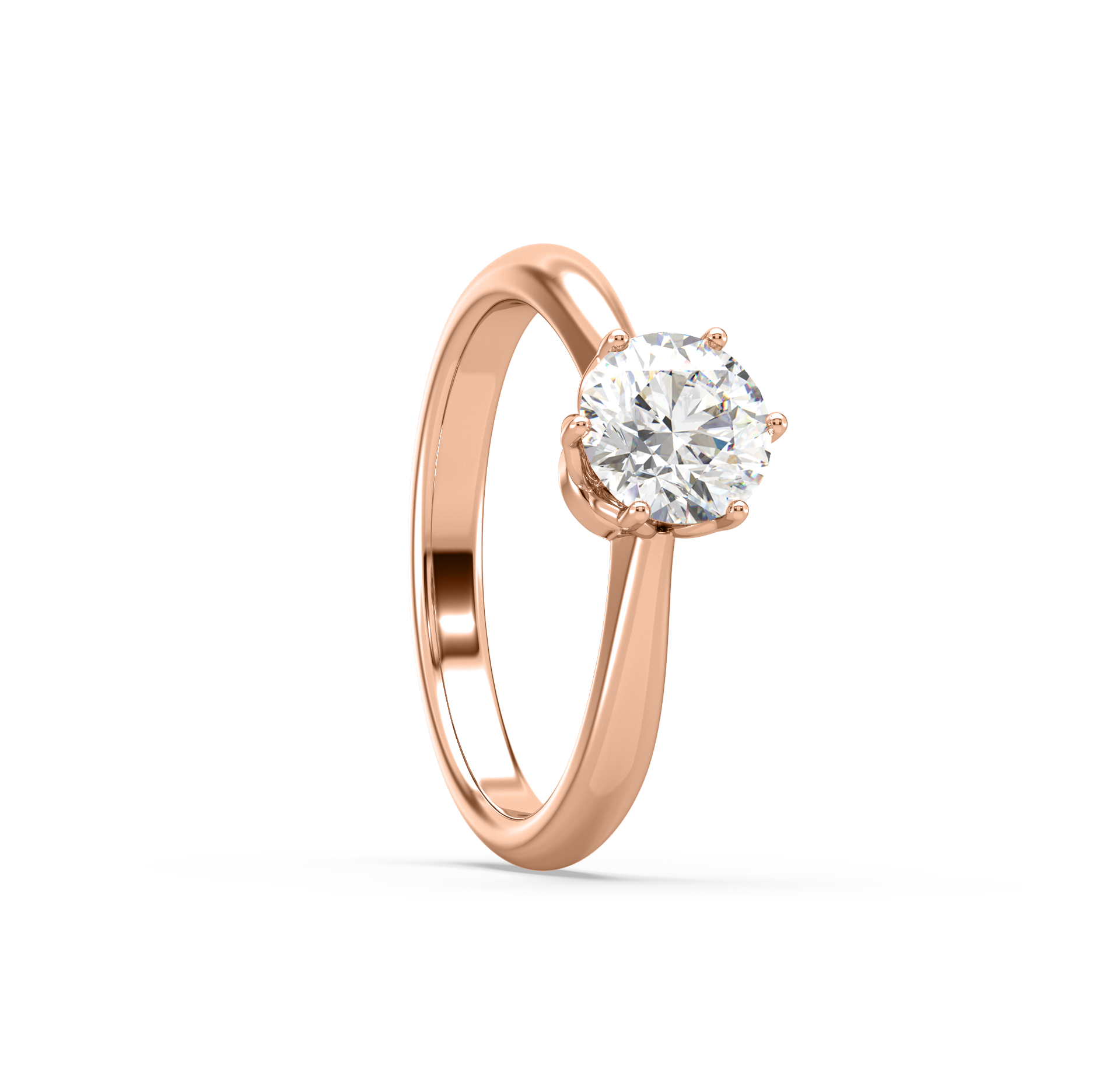 Eliza Solitaire Diamond Ring