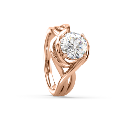 Zaria Twist Solitaire Diamond