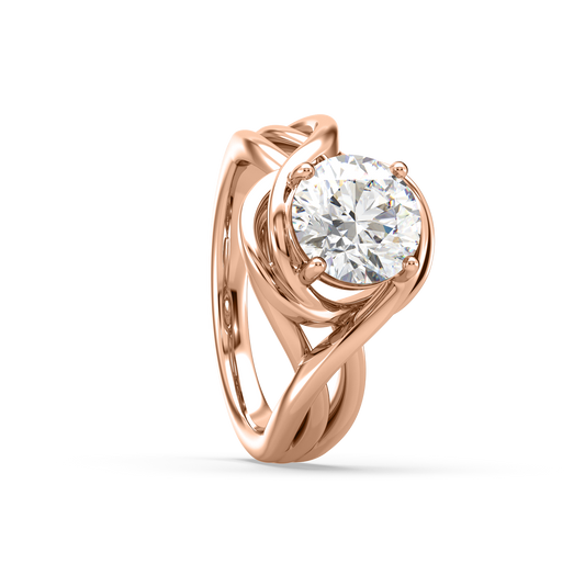 Zaria Twist Solitaire Diamond