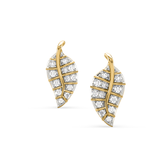 Lana Leaf Diamond Earrings