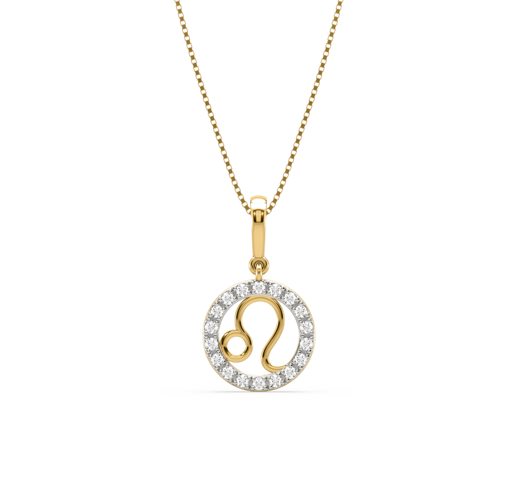 Buy online Gold 'leo' Horoscope Pendant Necklace from Imitation Jewellery  for Women by Sindoora for ₹447 at 0% off | 2024 Limeroad.com