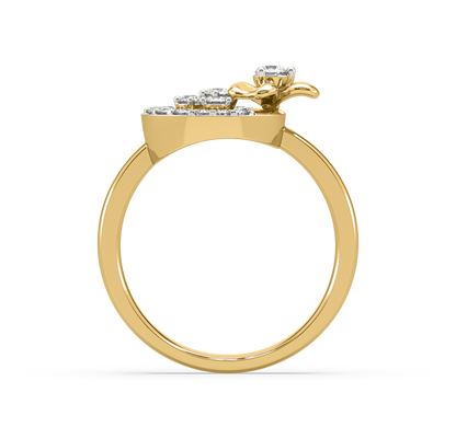 Flora Circular Diamond Ring