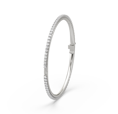 Ezra Diamond Eternity Bangle