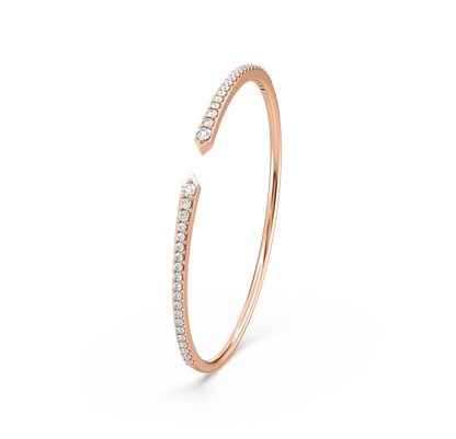 Jessy Stylish Diamond Open Bangle