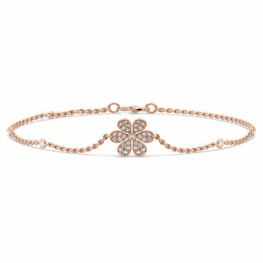 Emma Flower Diamond Bracelet