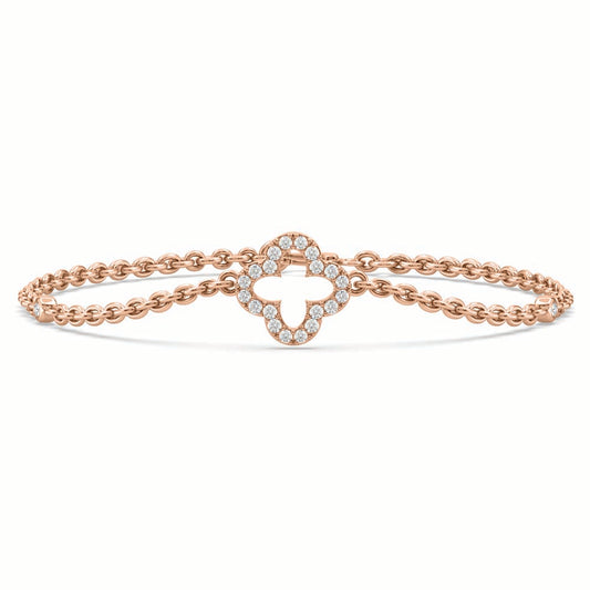 Shayna Clover Diamond Bracelet