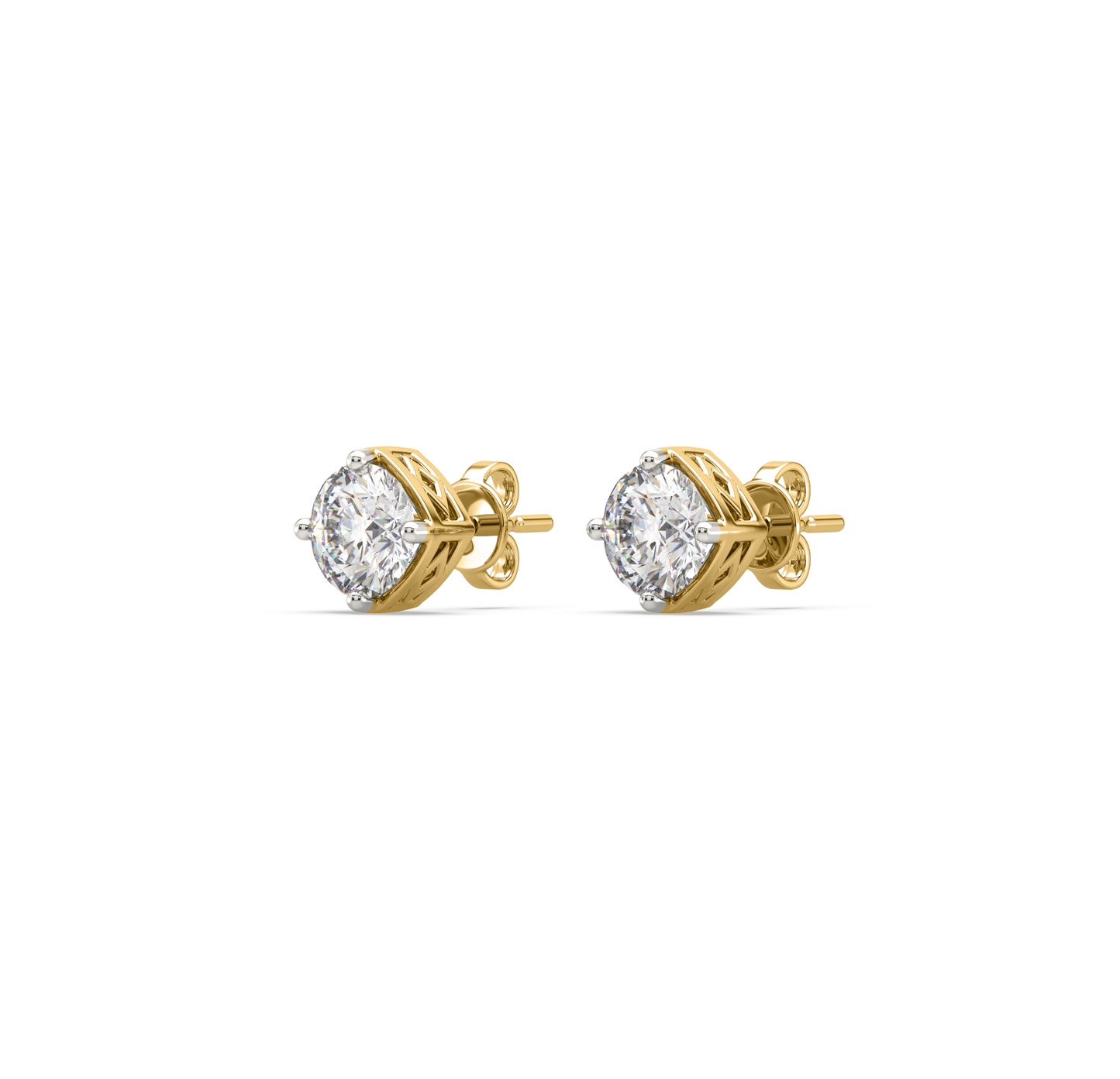 Chrissie Elegant Solitaire Earrings