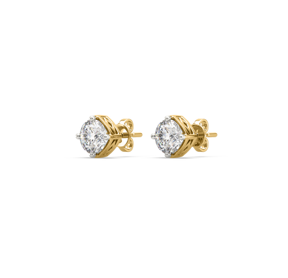 Chrissie Elegant Solitaire Earrings