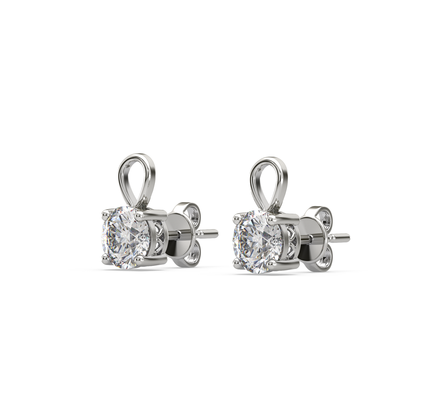 Heidi Chic Solitaire Studs