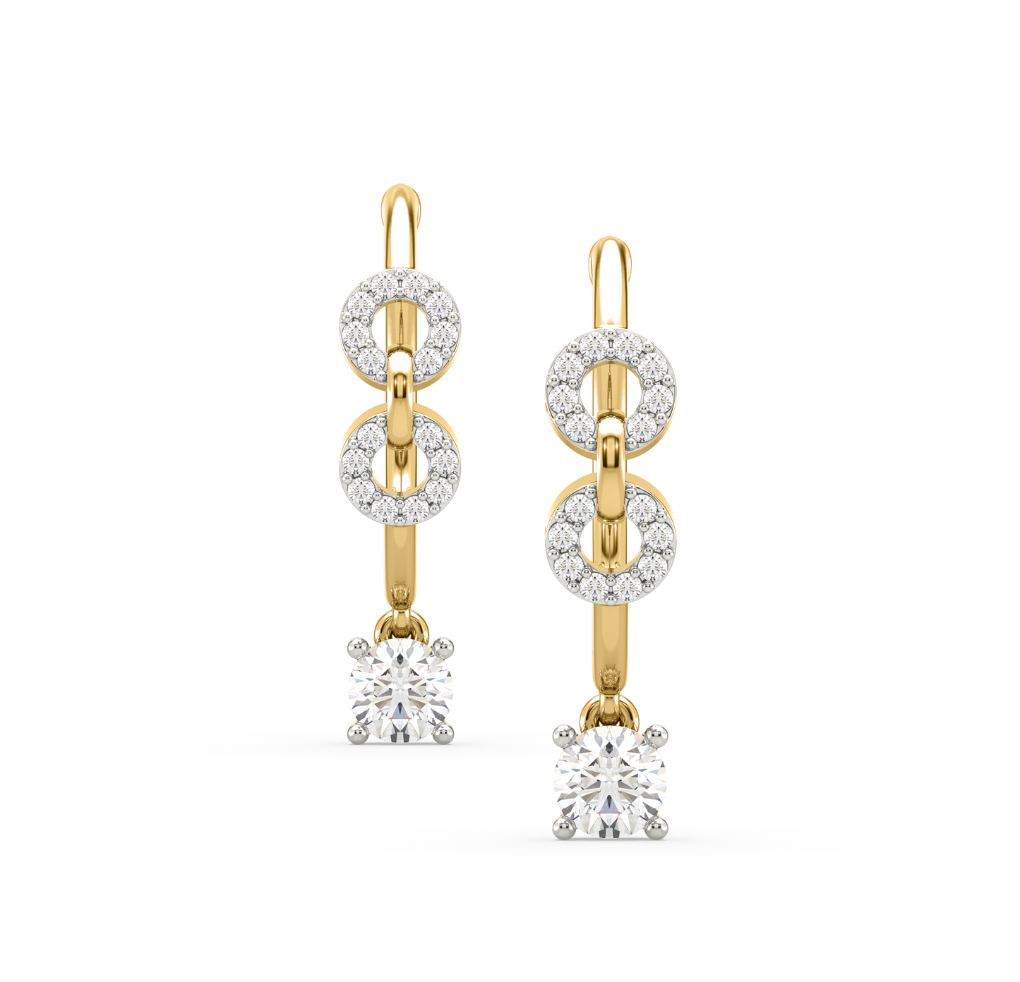 Sonya Diamond Hoop Earrings