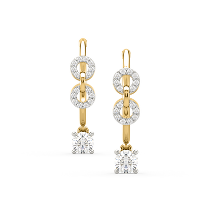 Sonya Diamond Hoop Earrings