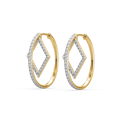 Teresa Kite Diamond Hoops