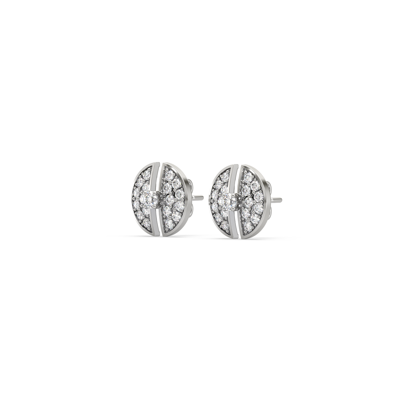 Debra Diamond Disc Studs