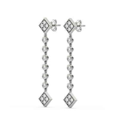 Aislinn Diamond Dangling Earrings