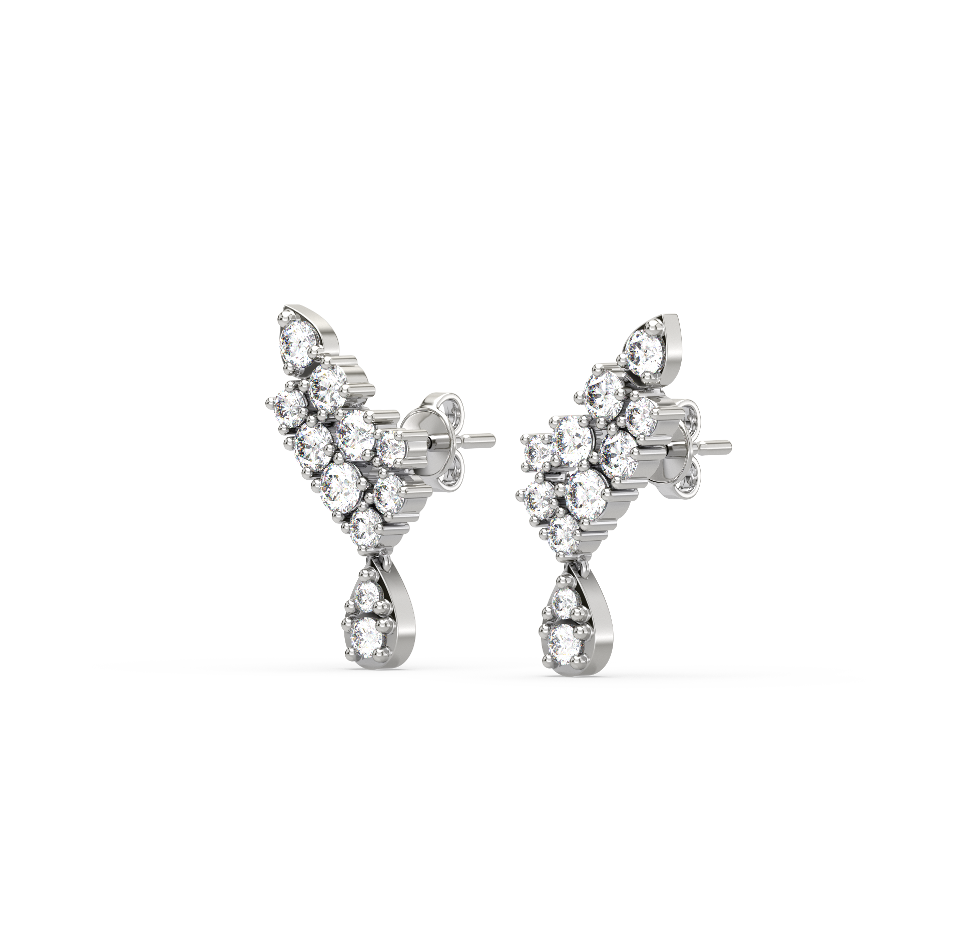 Joni Ornate Diamond Earrings