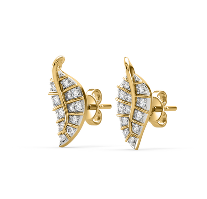 Lana Leaf Diamond Earrings