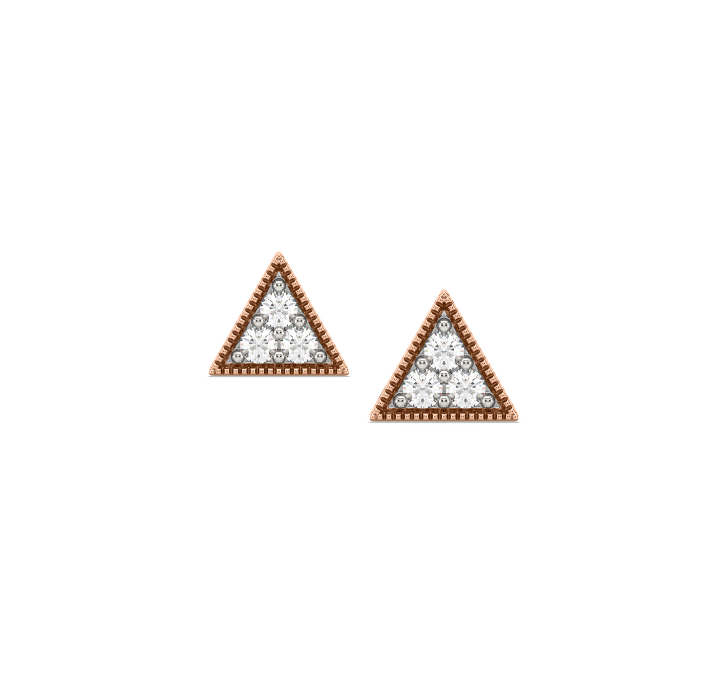 Aliza Pyramid Diamonds Earrings