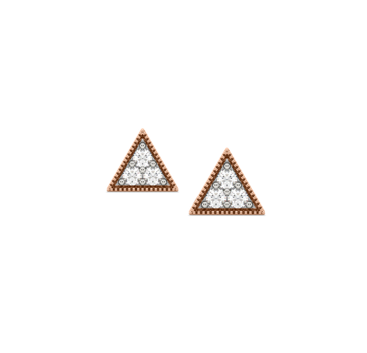 Aliza Pyramid Diamonds Earrings