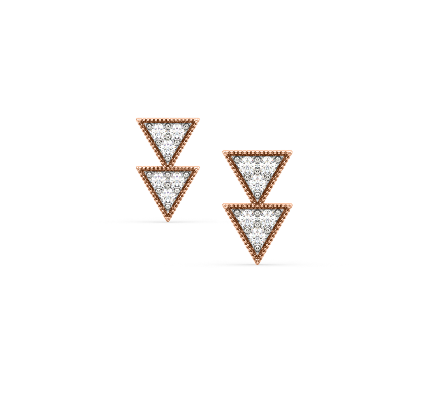 Blakely Double Triangle Earrings