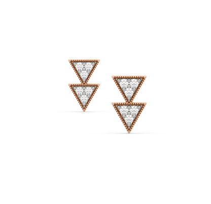 Blakely Double Triangle Earrings