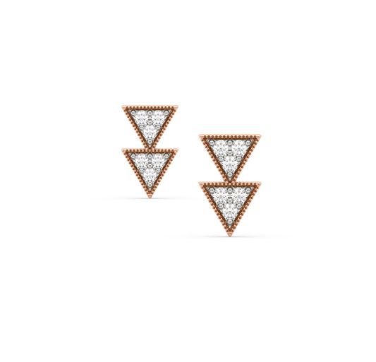 Blakely Double Triangle Earrings