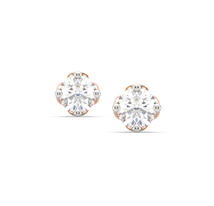 Amiyah Solitaire Diamond Earrings