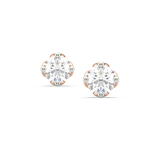 Amiyah Solitaire Diamond Earrings