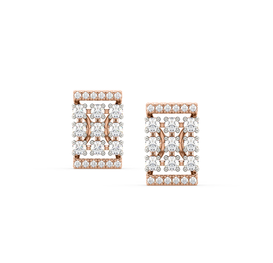 Fortuna Diamond Stud Earrings