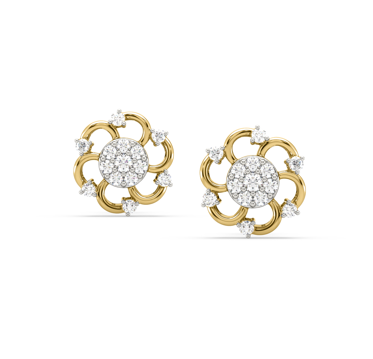 Aniyah Diamond Stud Earrings