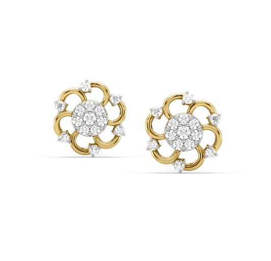 Aniyah Diamond Stud Earrings