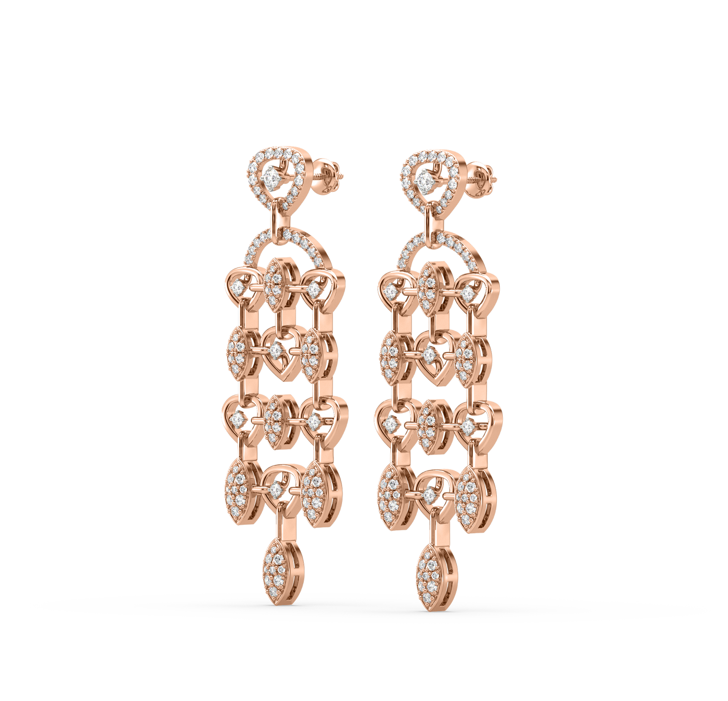 Everly Diamond Dangling Earrings