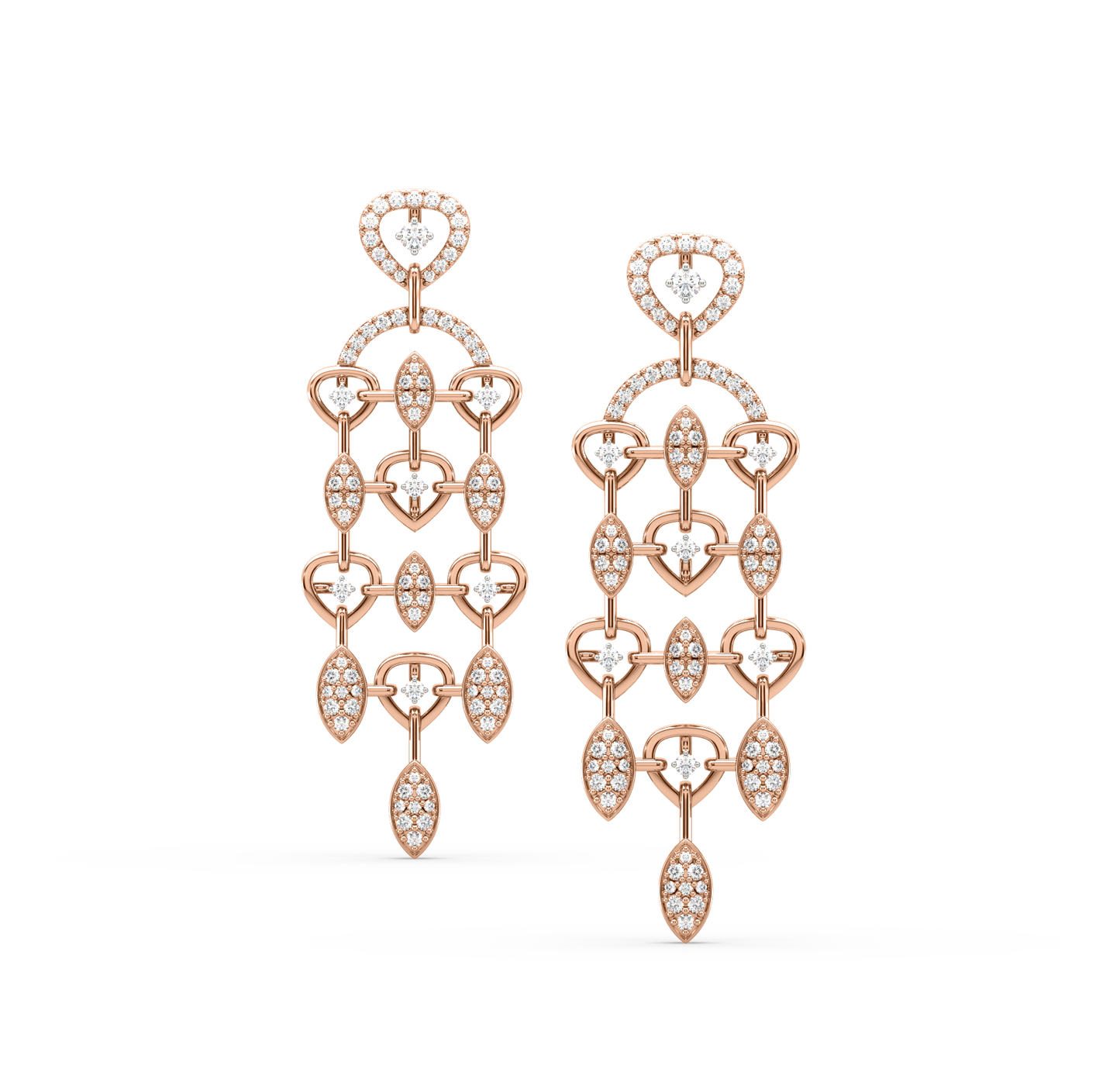 Everly Diamond Dangling Earrings