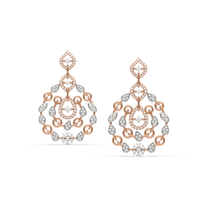 Aubrey Diamond Dangling Earrings