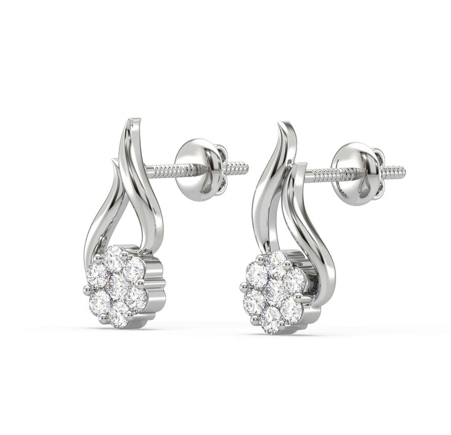 Cora Diamond Stud Earrings