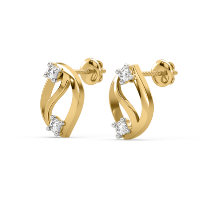 Alaia Diamond Stud Earrings