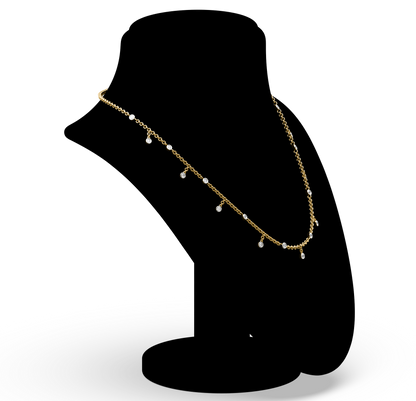 Ellora Station Diamond Necklace