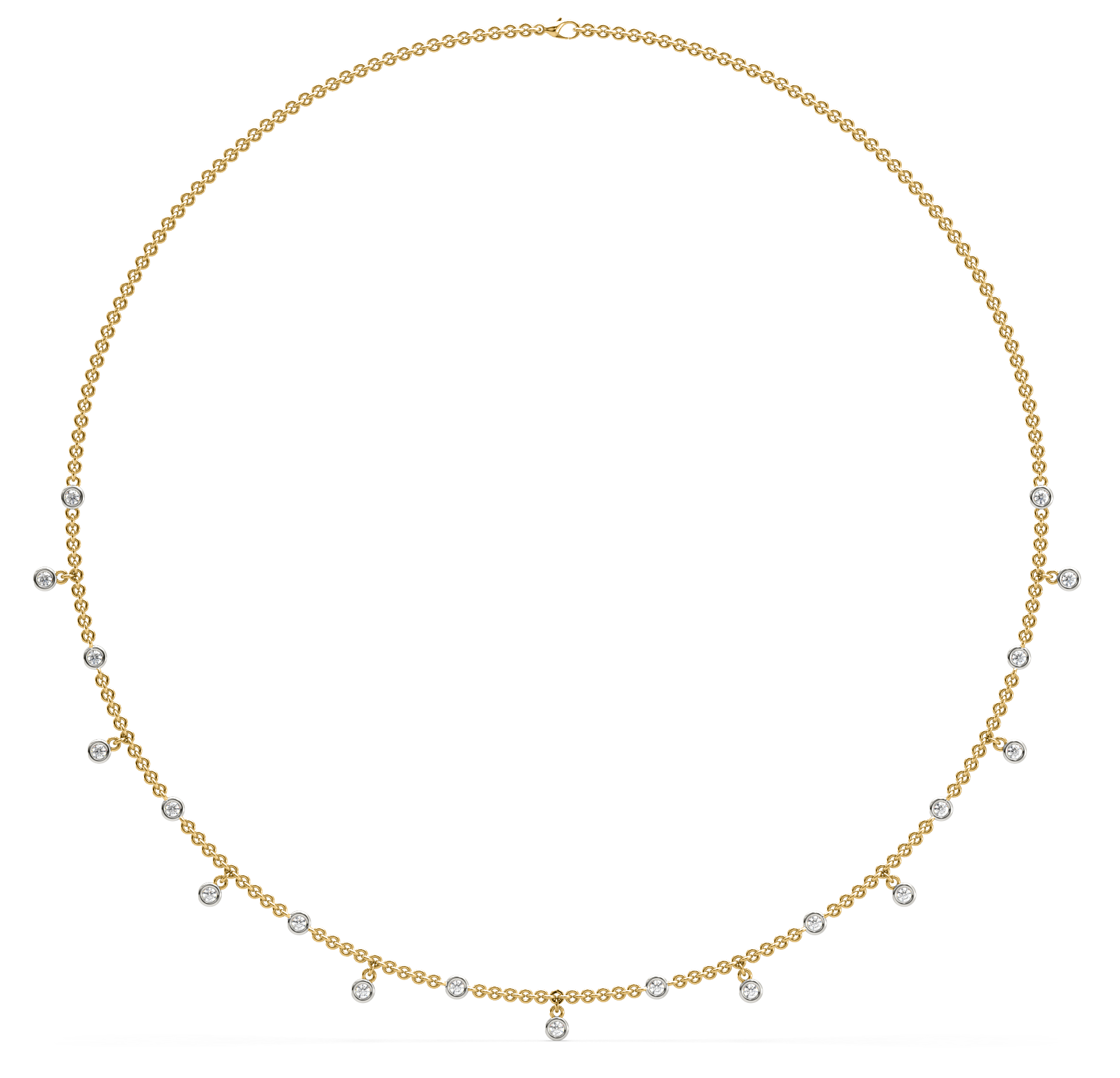 Ellora Station Diamond Necklace – DIVAA by ORRA