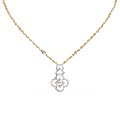 Lauren Floral Diamond Necklace