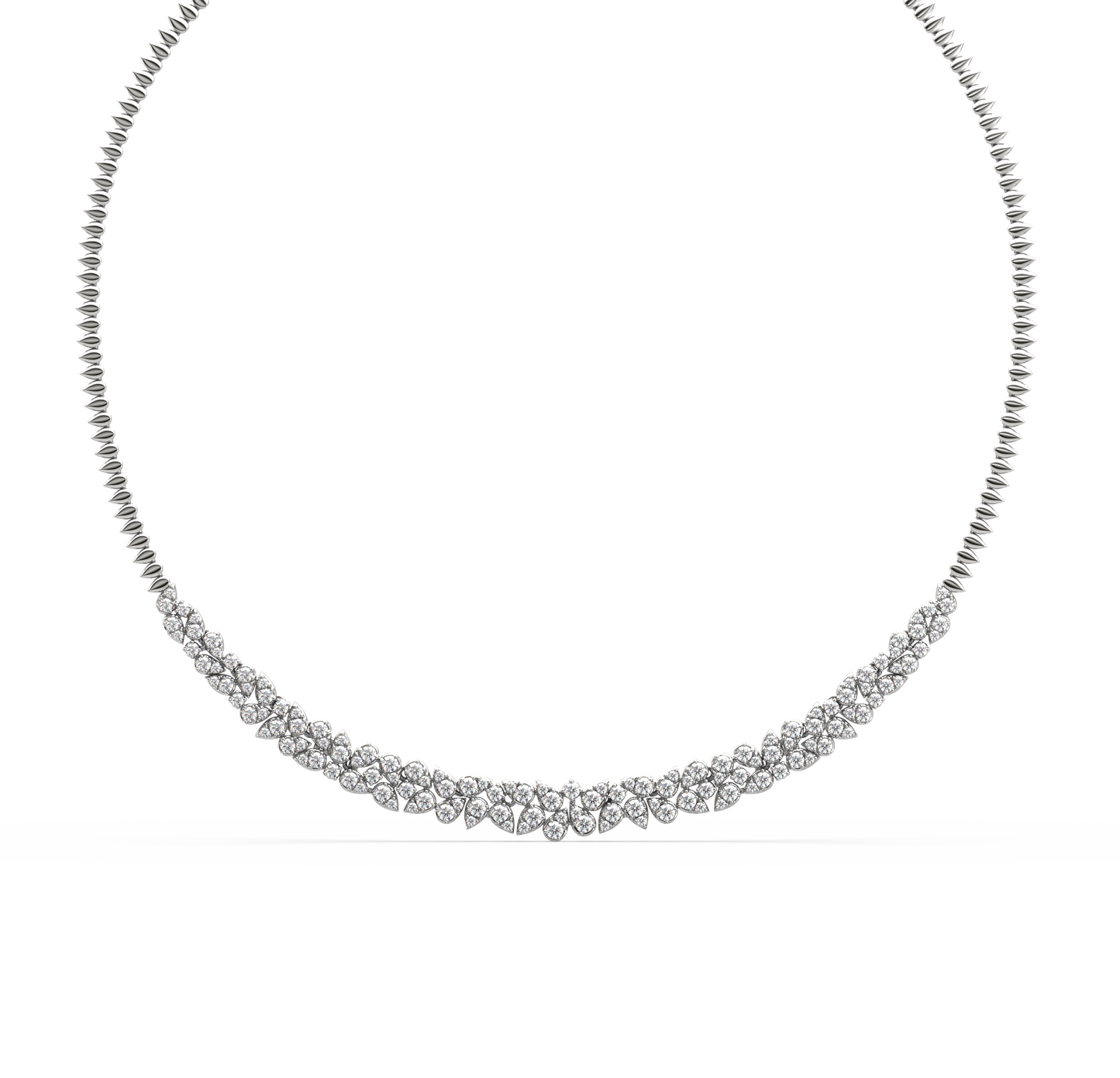 Viva Cluster Diamond Necklace