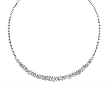 Viva Cluster Diamond Necklace