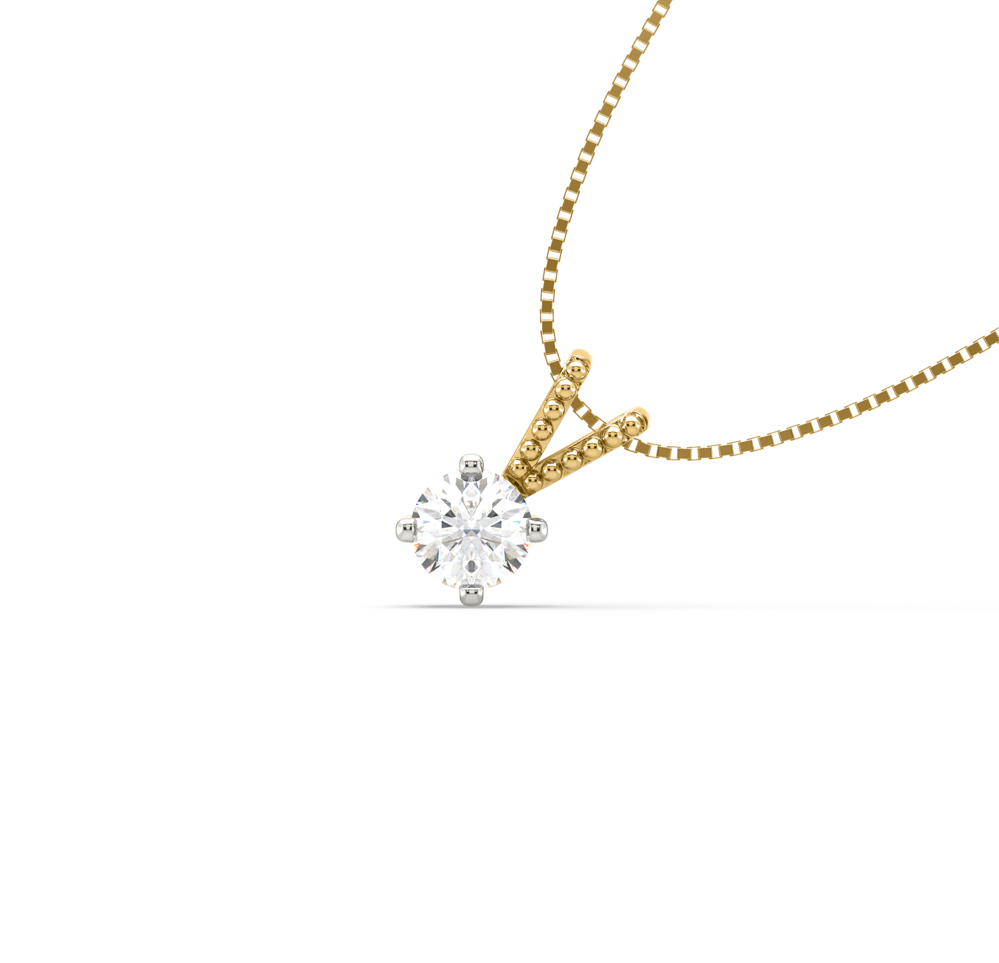 Zinisha Solitaire Diamond Pendant